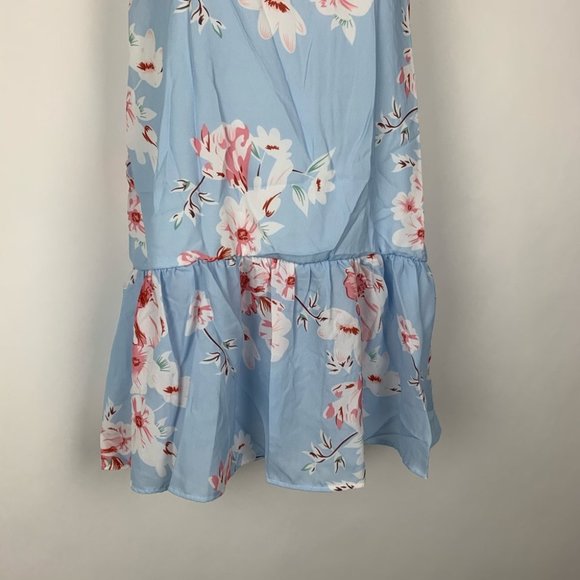 NEW Flowy Racerback Floral Tank Tunic Top - Picture 6 of 9